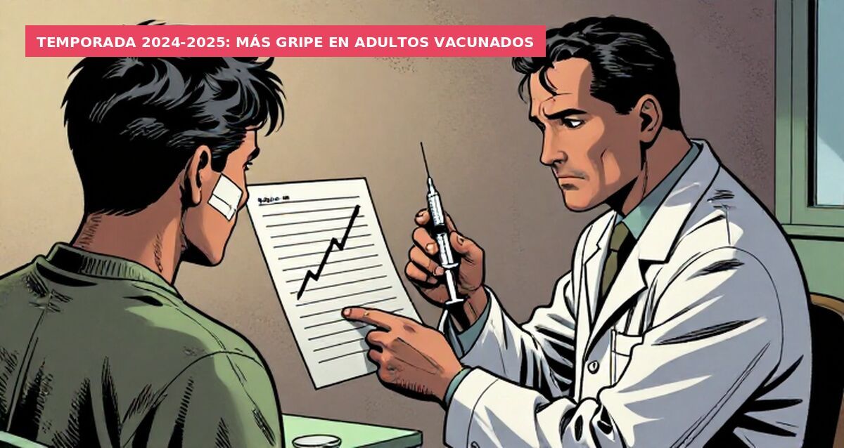 Temporada 2024-2025: más gripe en adultos vacunados