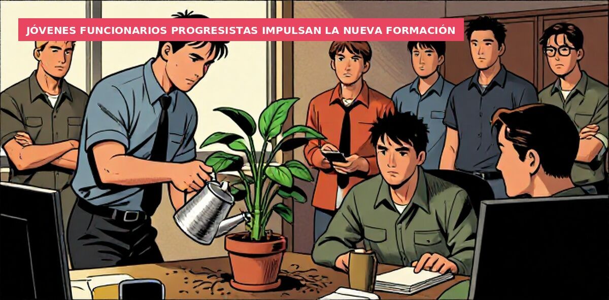 Jóvenes funcionarios progresistas impulsan la nueva formación