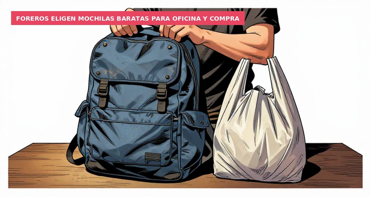 Foreros eligen mochilas baratas para oficina y compra