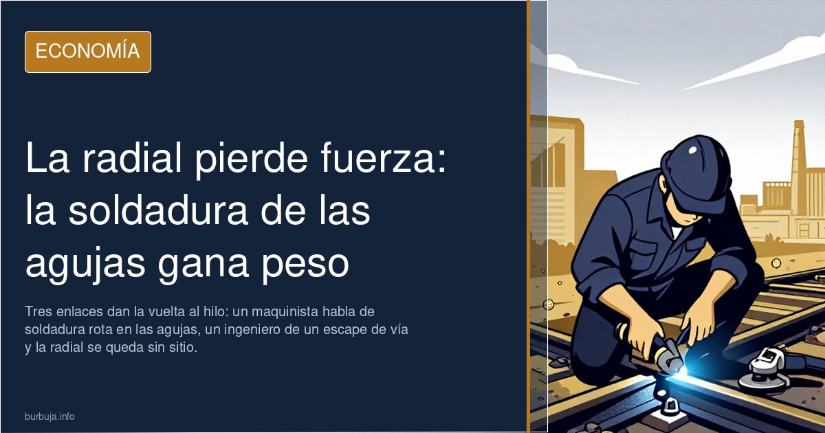 La radial pierde fuerza: la soldadura de las agujas gana peso