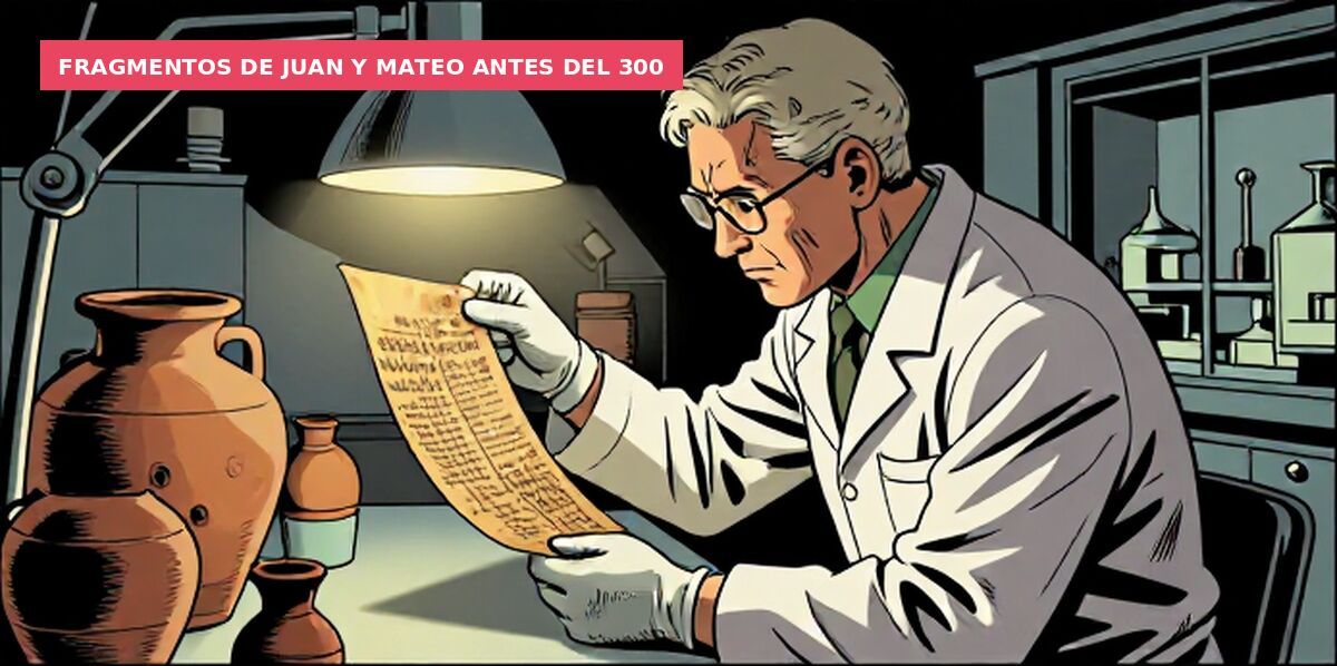 Fragmentos de Juan y Mateo antes del 300