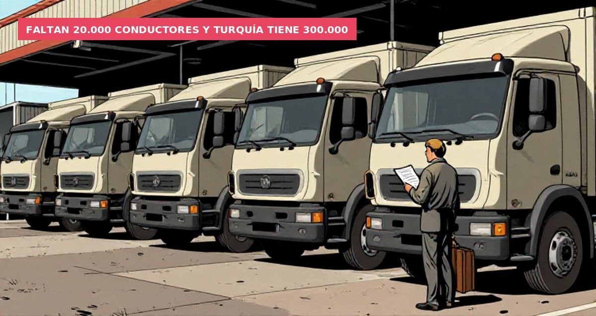 Faltan 20.000 conductores y Turquía tiene 300.000
