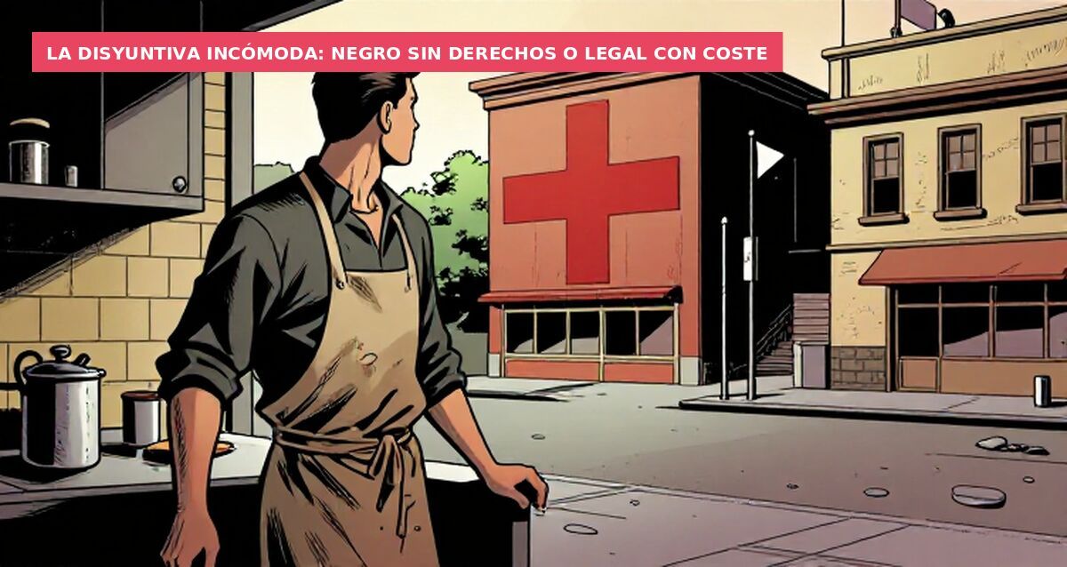 La disyuntiva incómoda: negro sin derechos o legal con coste