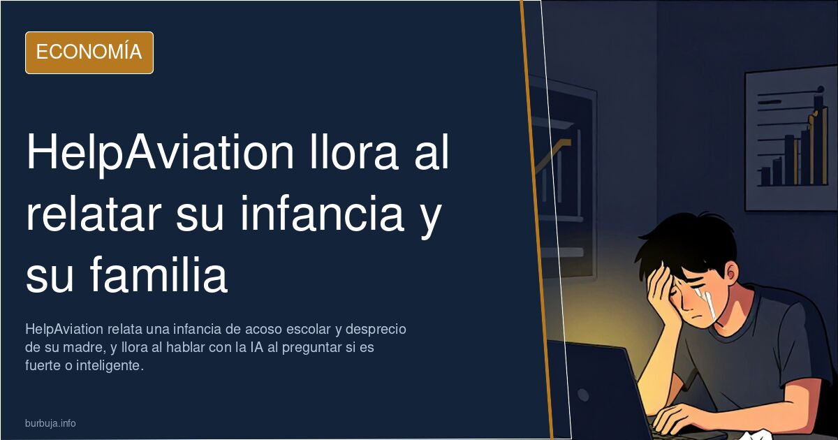 HelpAviation llora al relatar su infancia y su familia