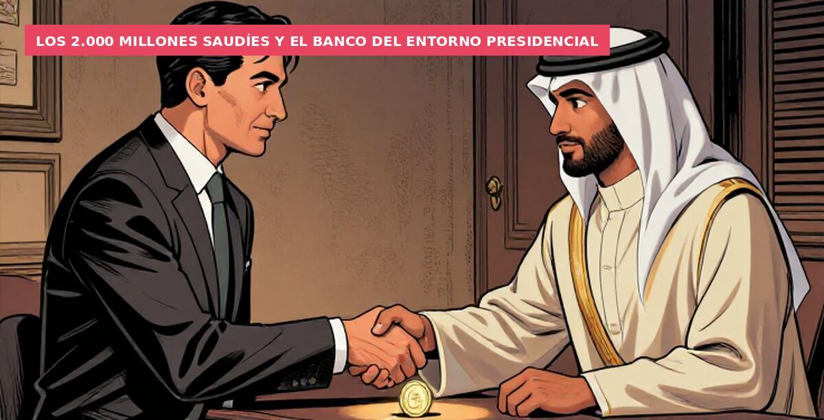 Los 2.000 millones saudíes y el banco del entorno presidencial