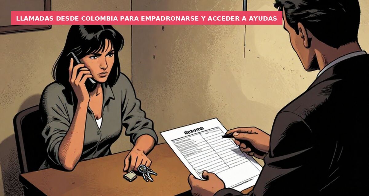 Llamadas desde Colombia para empadronarse y acceder a ayudas