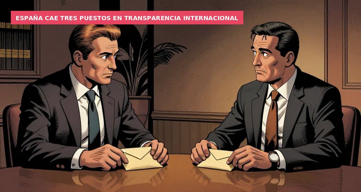 España cae tres puestos en Transparencia Internacional