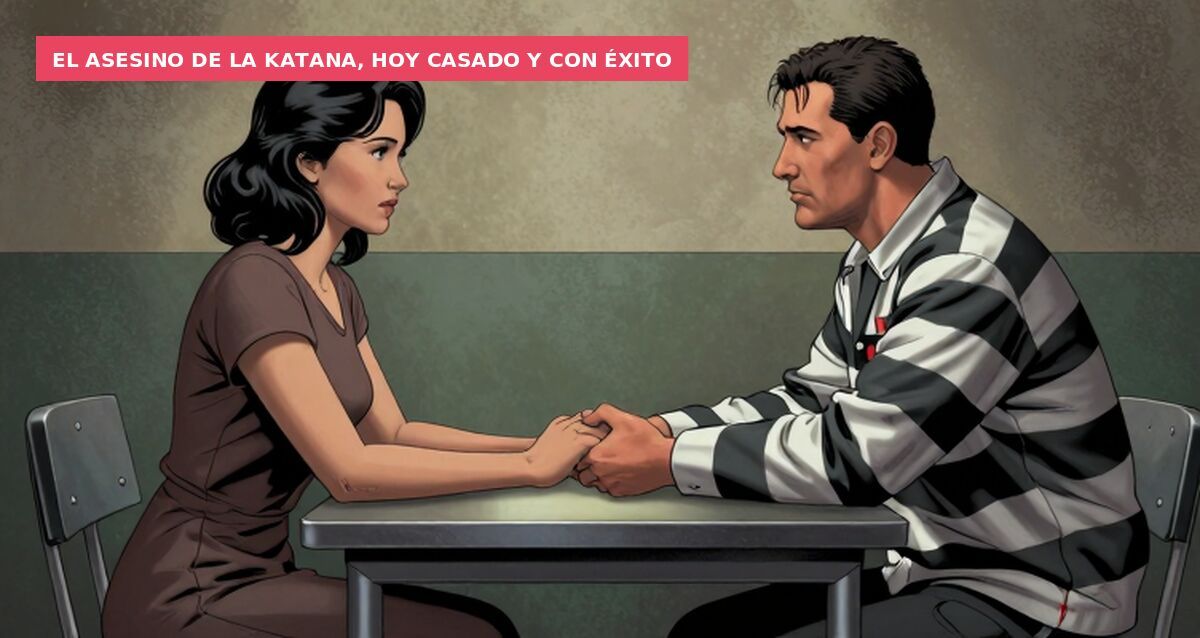 El asesino de la katana, hoy casado y con éxito