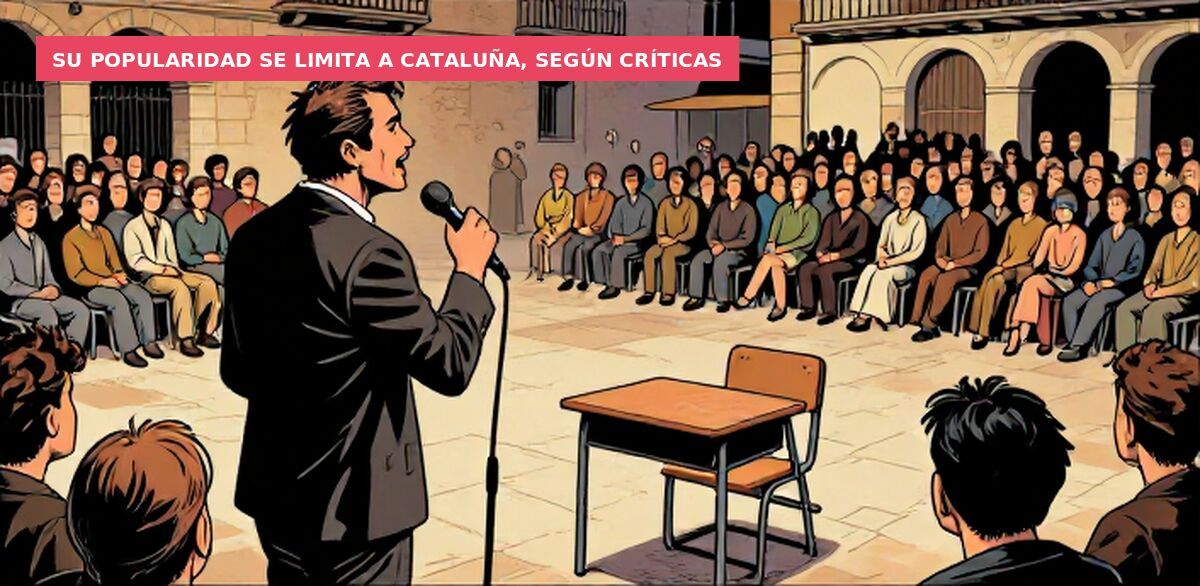Su popularidad se limita a Cataluña, según críticas
