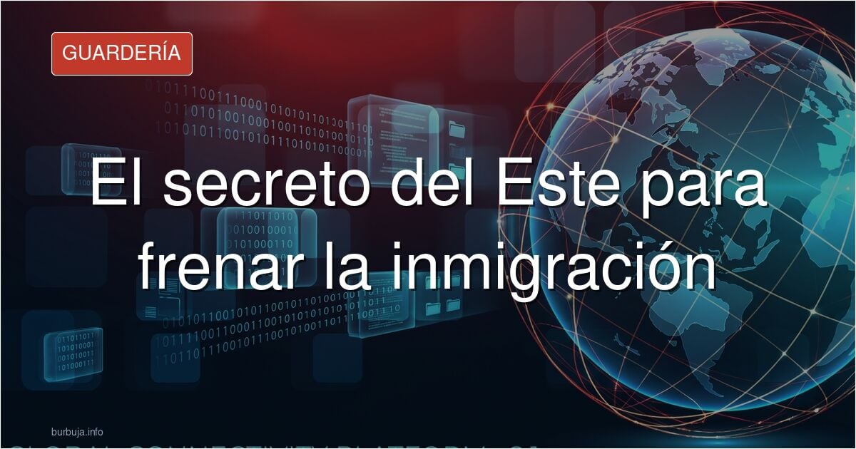 Mapa de Europa del Este con indicadores de inmigración y poder adquisitivo