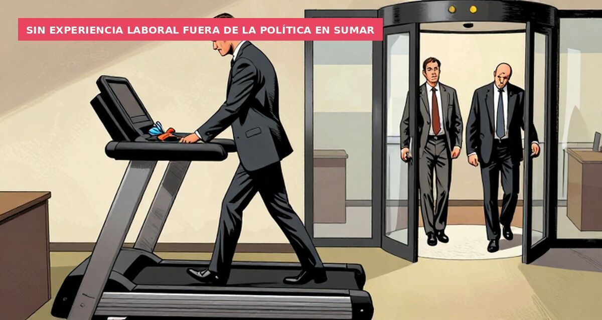 Sin experiencia laboral fuera de la política en Sumar