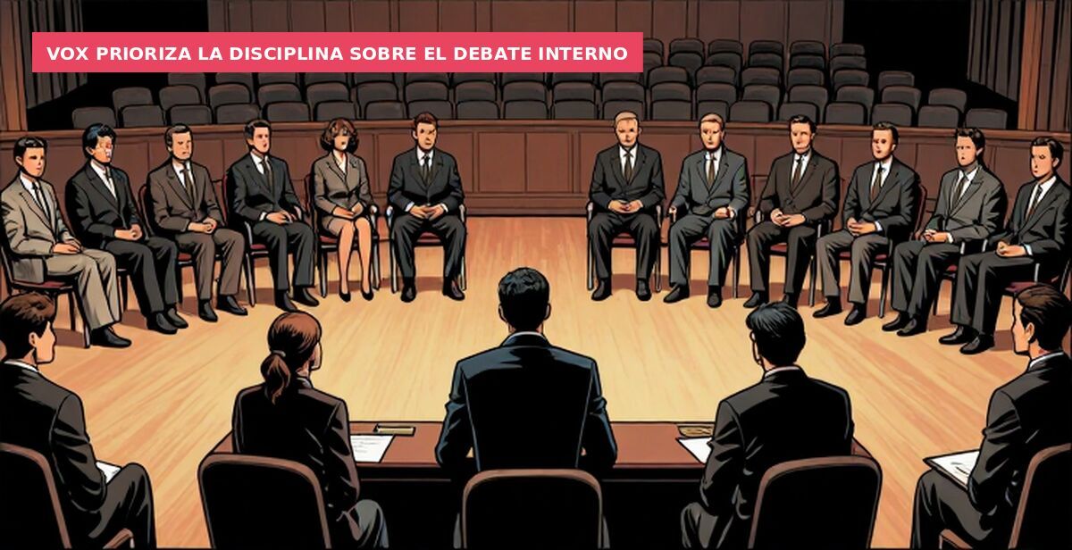 Vox prioriza la disciplina sobre el debate interno