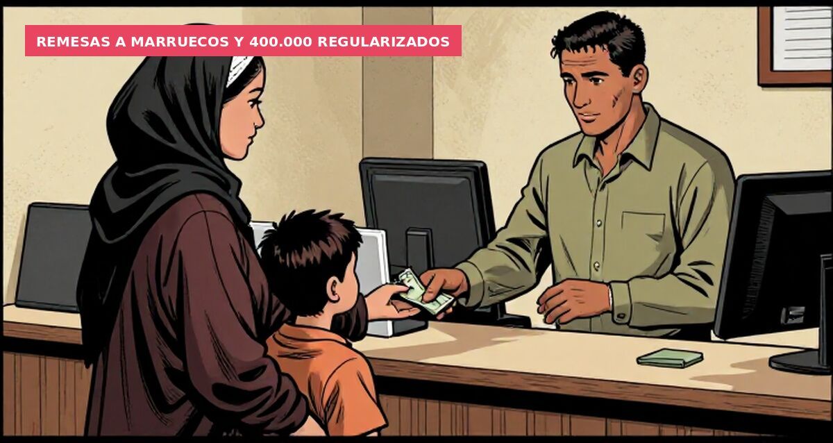 Remesas a Marruecos y 400.000 regularizados