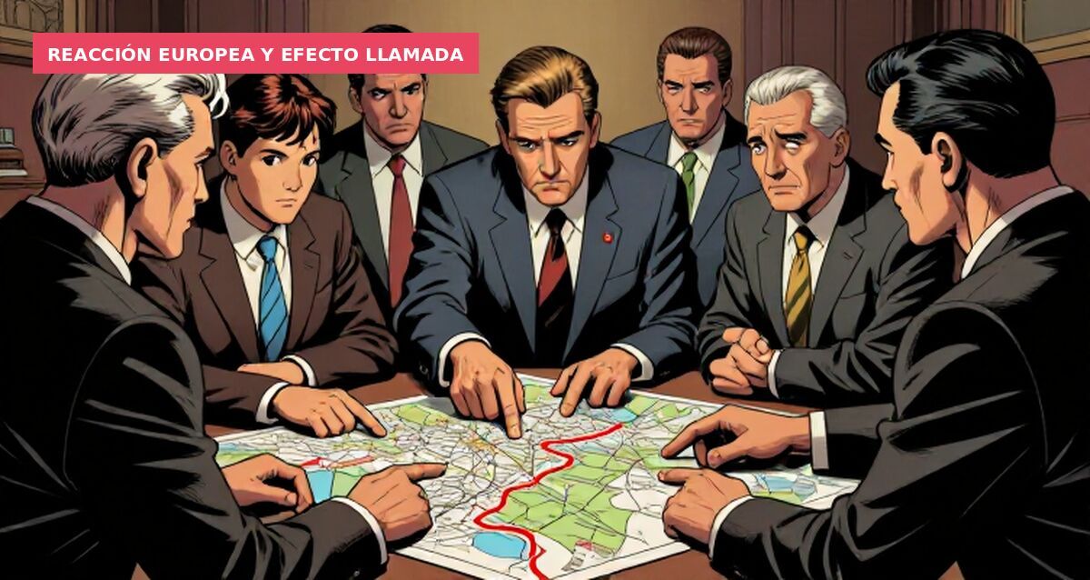 Reacción europea y efecto llamada