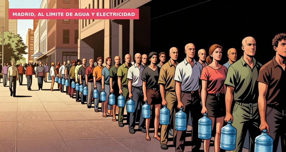 Madrid, al límite de agua y electricidad