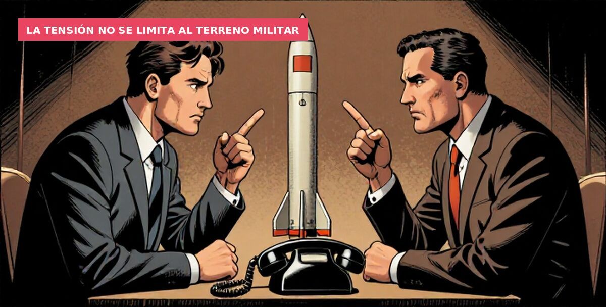 La tensión no se limita al terreno militar