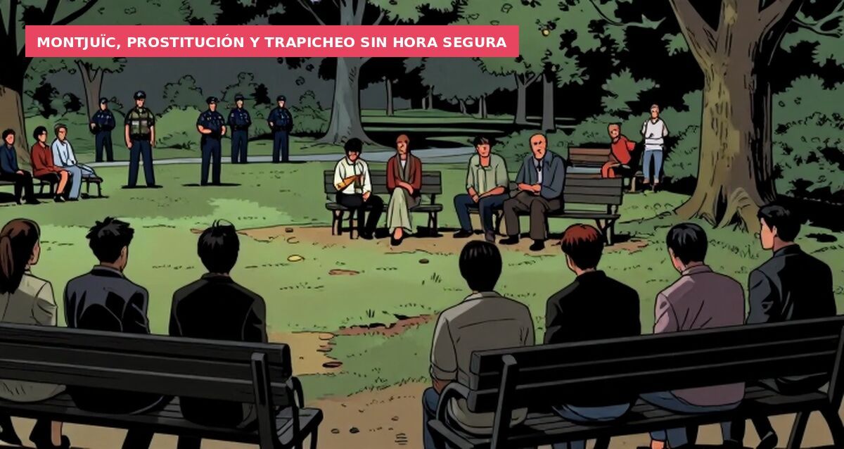 Montjuïc, prostitución y trapicheo sin hora segura