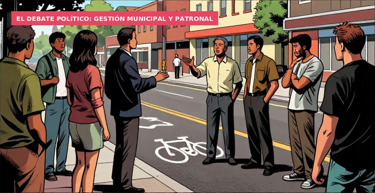 El debate político: gestión municipal y patronal