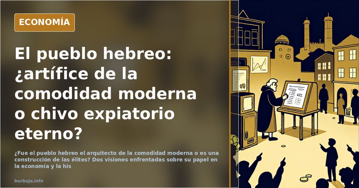 El pueblo Hebreo, el pueblo apátrida que posibilitó este mundo tan cómodo.