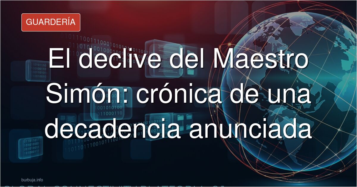 Análisis sobre el estado actual del Maestro Simón en el foro: entre la decadencia, los excesos y el debate sobre si existe un