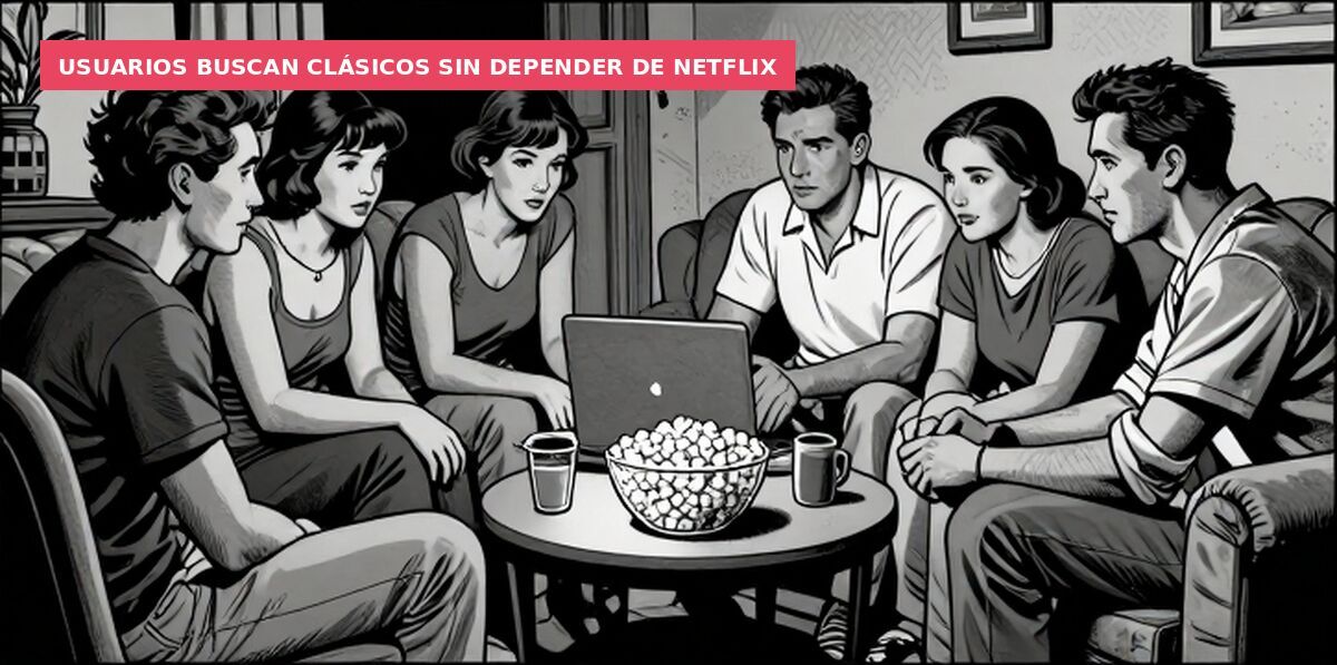 Usuarios buscan clásicos sin depender de Netflix
