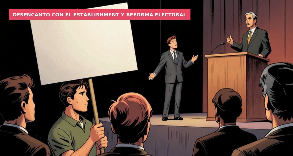 Desencanto con el establishment y reforma electoral