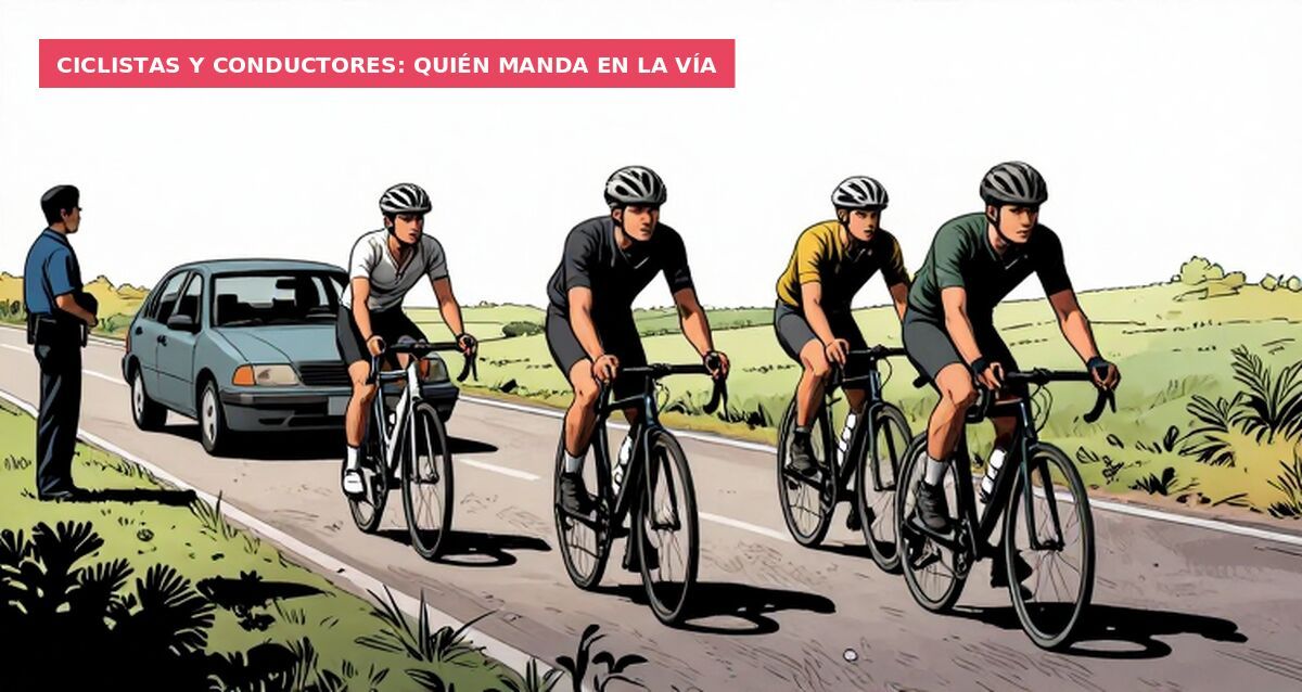 Ciclistas y conductores: quién manda en la vía
