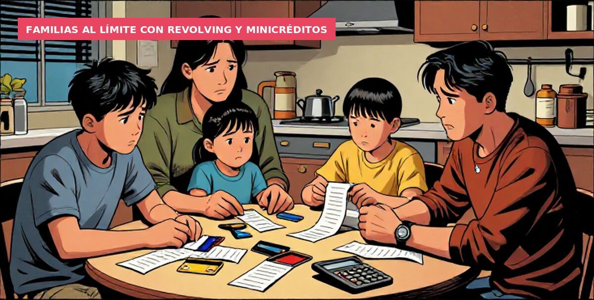 Familias al límite con revolving y minicréditos