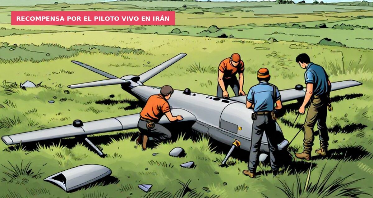 Recompensa por el piloto vivo en Irán