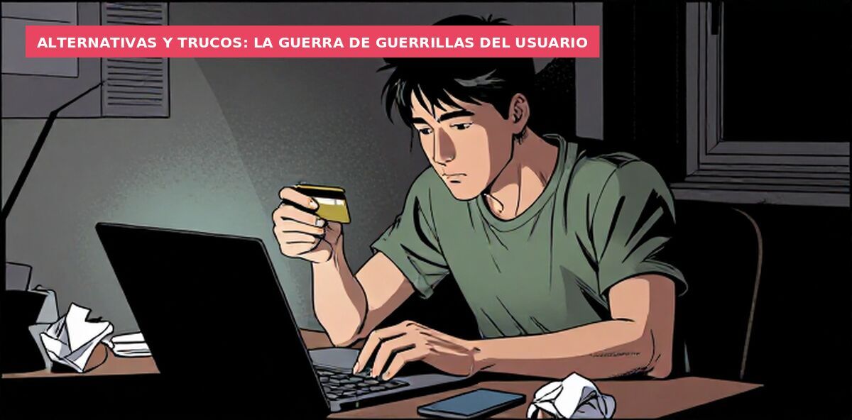 Alternativas y trucos: la guerra de guerrillas del usuario