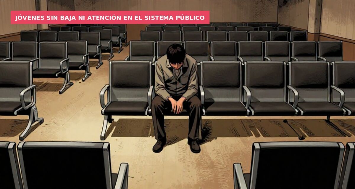 Jóvenes sin baja ni atención en el sistema público