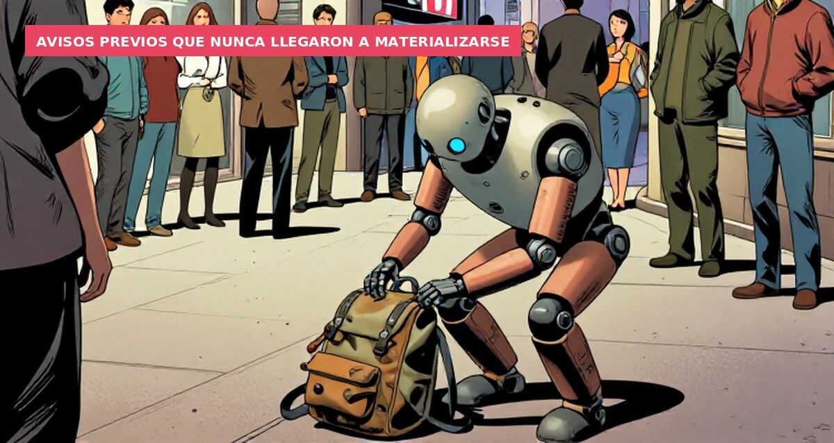 Avisos previos que nunca llegaron a materializarse