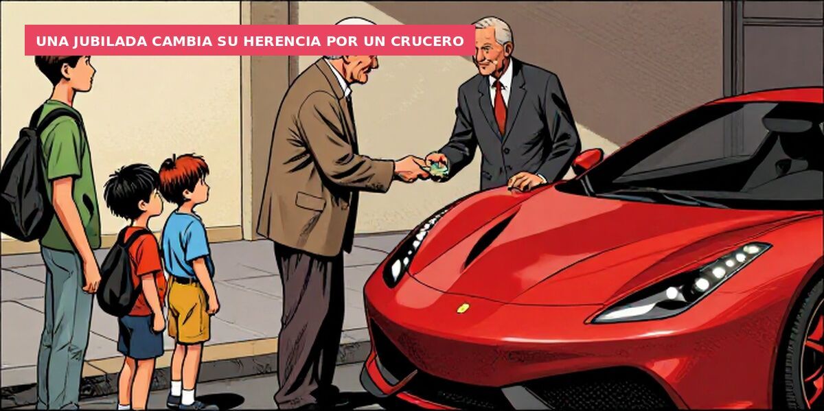Una jubilada cambia su herencia por un crucero