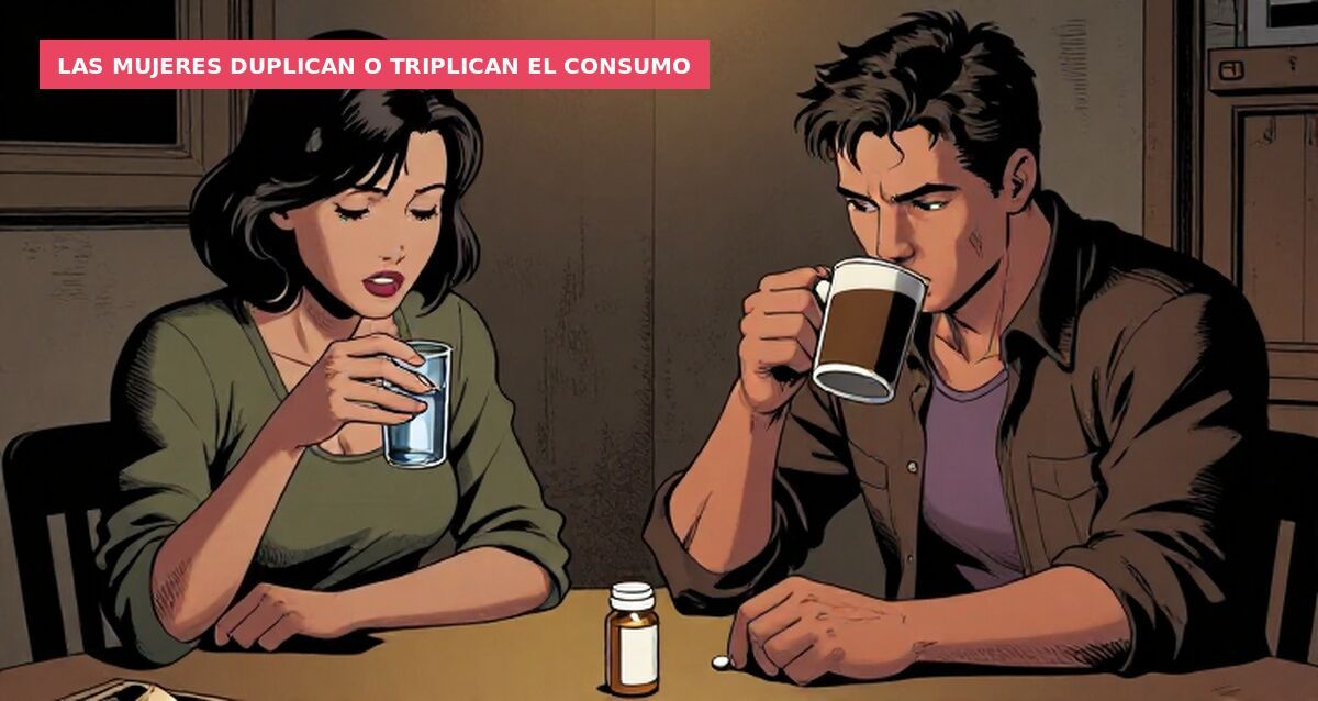 Las mujeres duplican o triplican el consumo