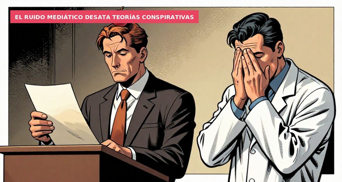 El ruido mediático desata teorías conspirativas