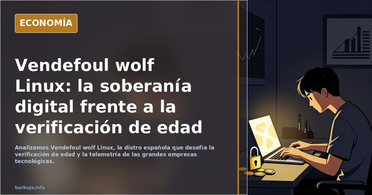 Analizamos Vendefoul wolf Linux, la distro española que desafía la verificación de edad y la telemetría de las grandes empres