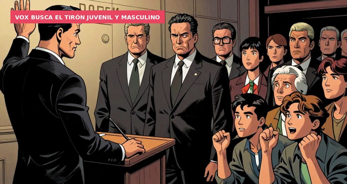 Vox busca el tirón juvenil y masculino