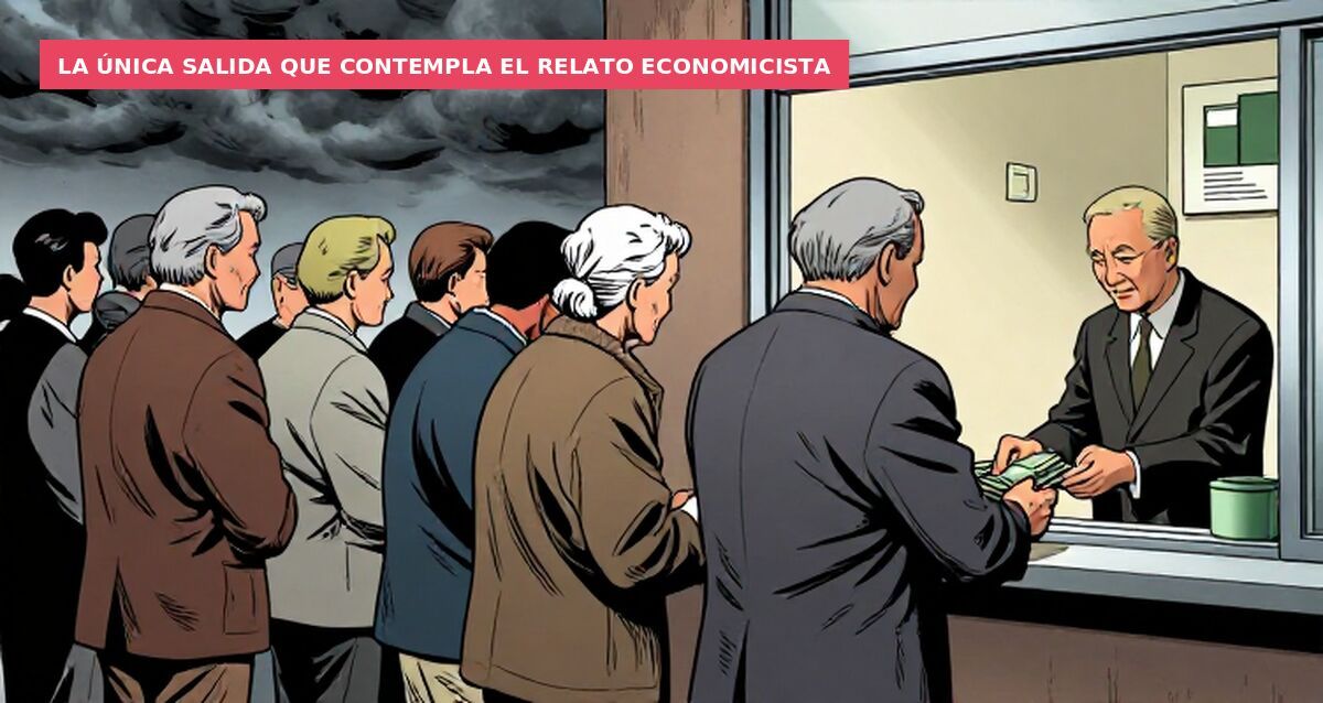 La única salida que contempla el relato economicista