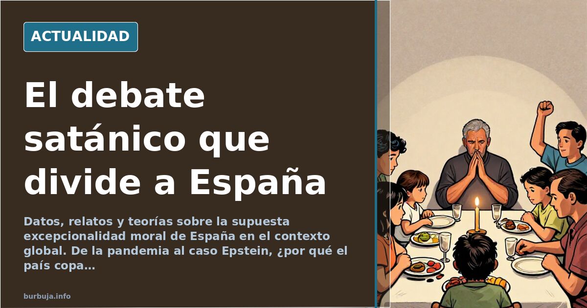 ¿Es España el epicentro de la maldad? Datos y relatos