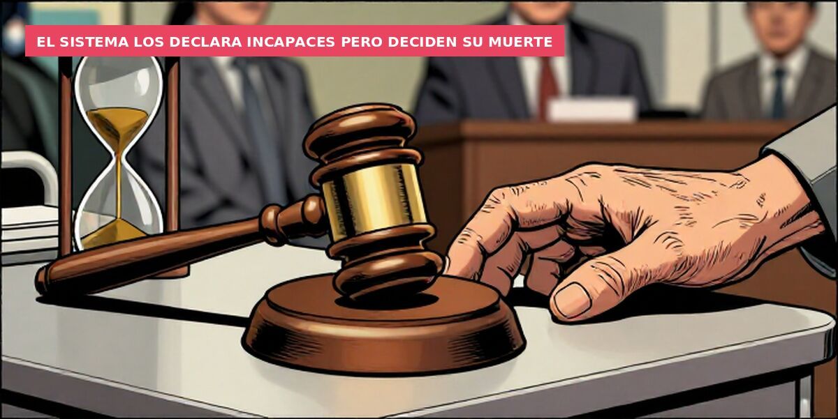 El sistema los declara incapaces pero deciden su muerte