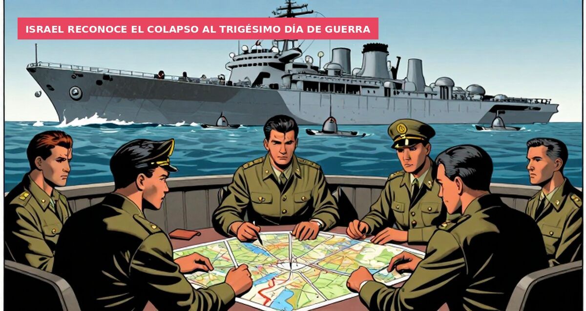 Israel reconoce el colapso al trigésimo día de guerra