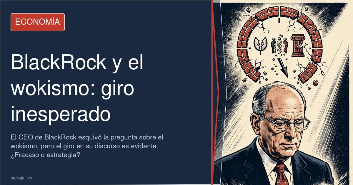 Larry Fink, CEO de BlackRock, en una entrevista reciente
