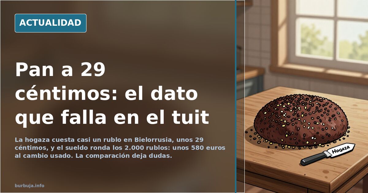 Hogaza de pan de centeno oscuro con semillas sobre una mesa de madera junto a una etiqueta de precio escrita a mano