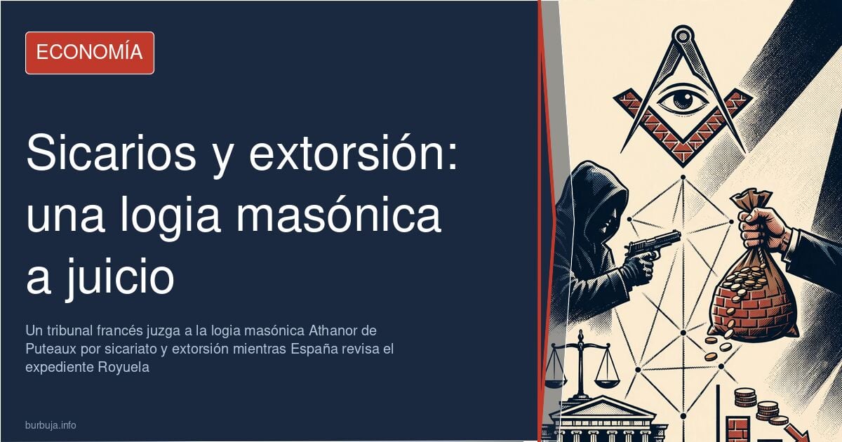 Fachada de un edificio parisino en Puteaux, escenario del juicio contra una logia masónica acusada de sicariato y extorsión