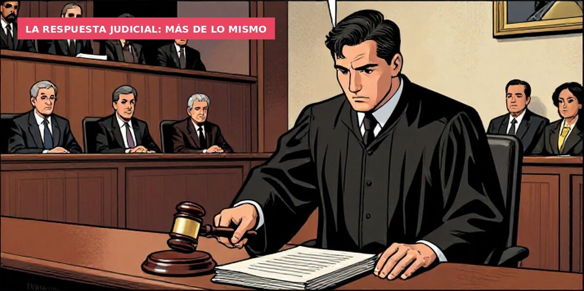 La respuesta judicial: más de lo mismo