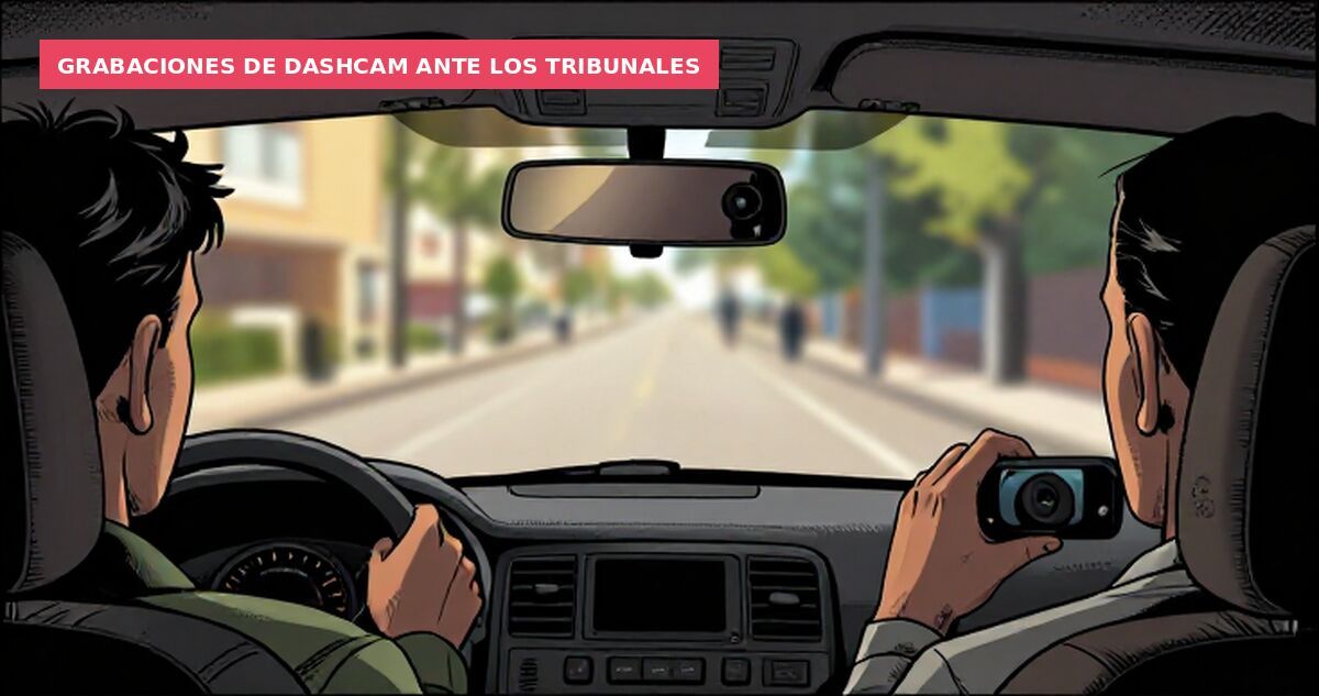 Grabaciones de dashcam ante los tribunales