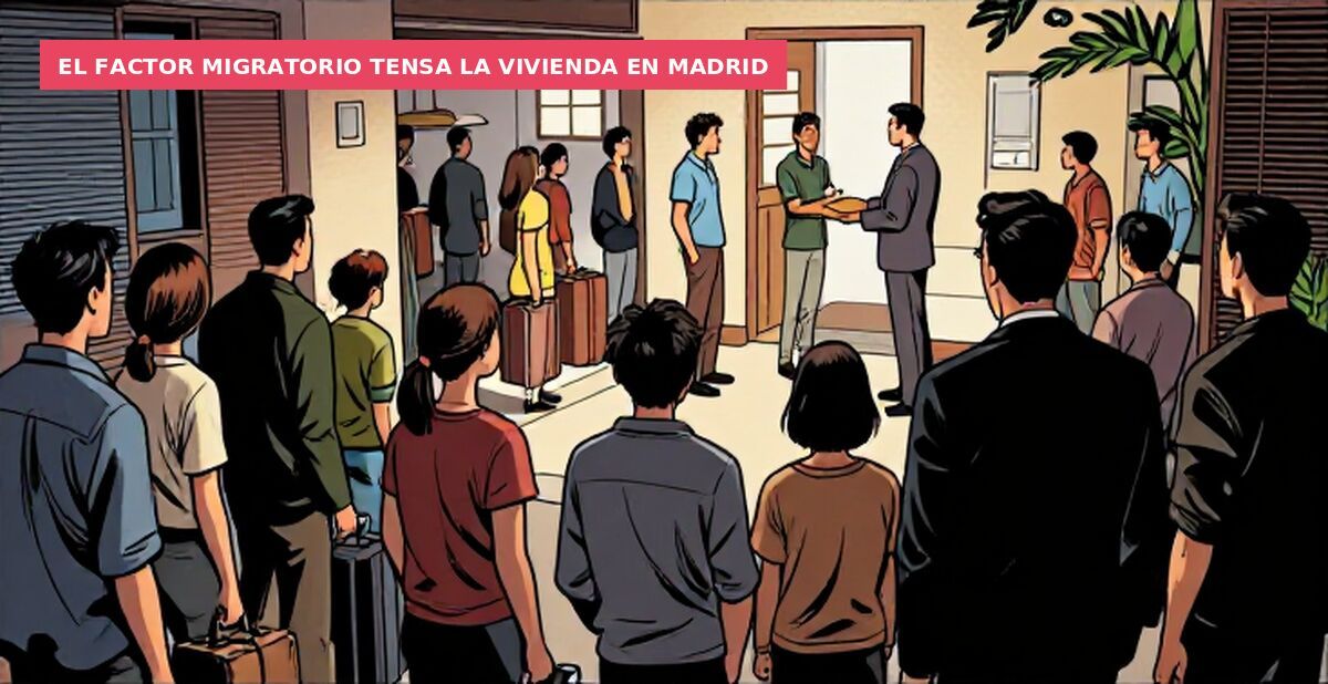 El factor migratorio tensa la vivienda en Madrid