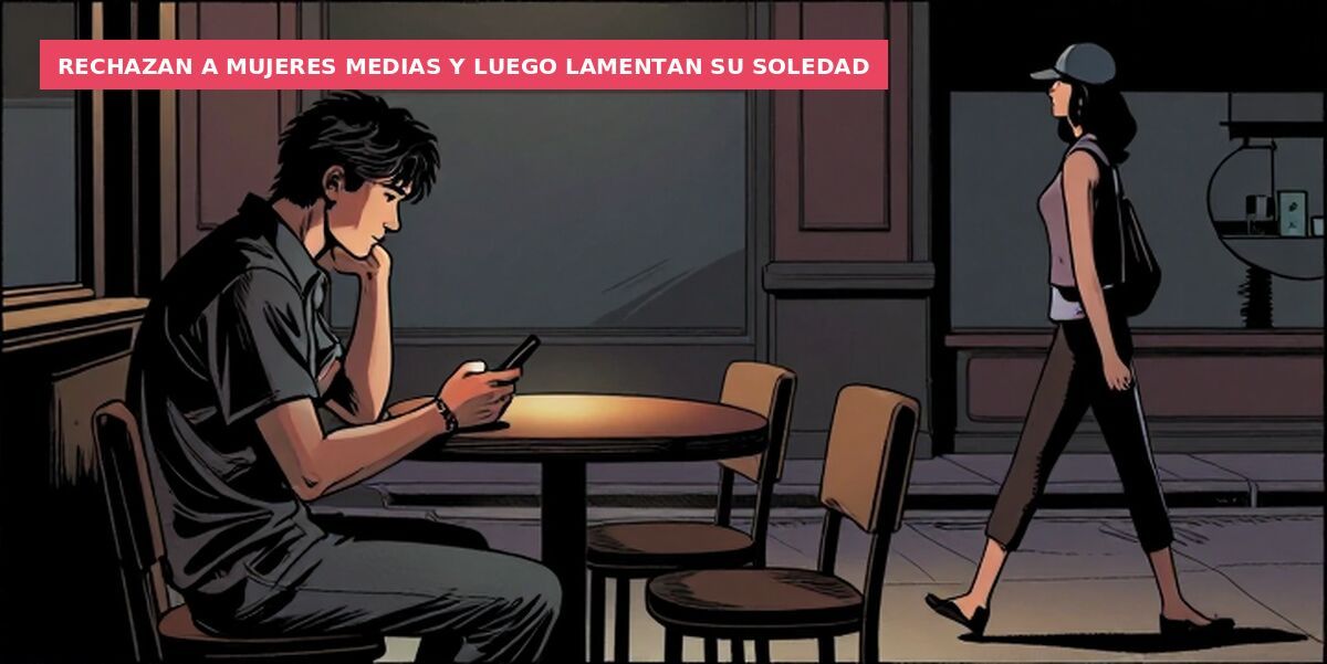 Rechazan a mujeres medias y luego lamentan su soledad