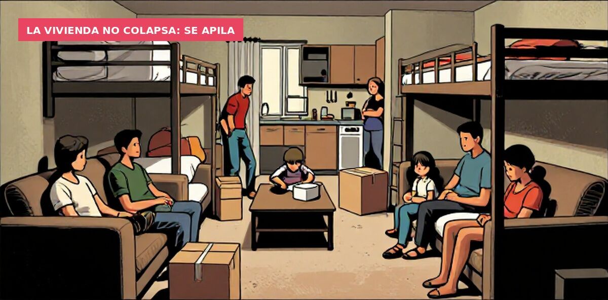 La vivienda no colapsa: se apila