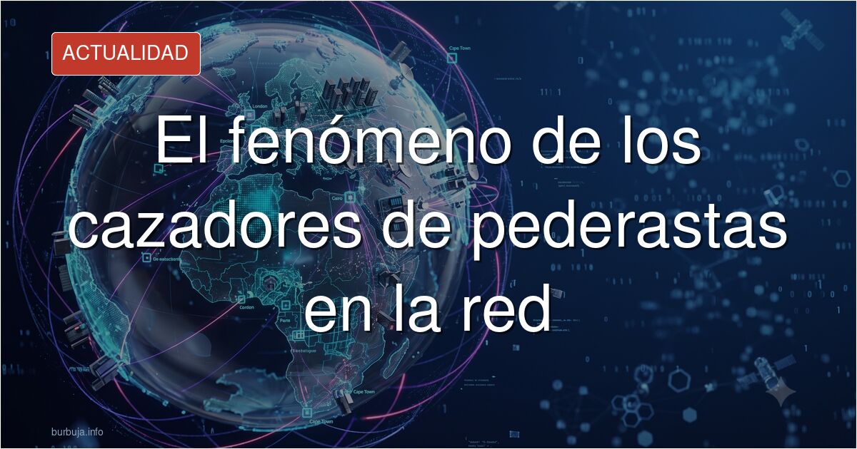 Analizamos en Burbuja.info el fenómeno de los cazadores de pederastas: ¿justicia real o un espectáculo digital para ganar not